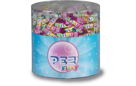 Pez, PEZ Fizzy Rollen 150 Stk., PEZ Fizzy Rollen Dose 150 x 6 g
