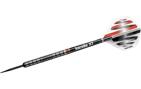 Karella Dartpfeile Steeldart HiPower 22g, 3 Stück ? Schwarz
