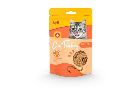 kyli, Kyli Katzensnack CatFlakes Poulet, kyli Katzen-Snack CatFlakes Poulet, 75 g