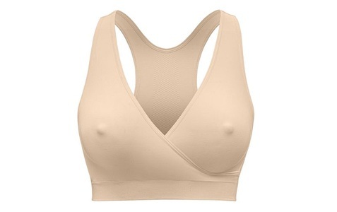 Medela, medela Keep Cool? Atmungsaktives Schlaf-Bustier für Schwangerschaft und Stillzeit chai, MEDELA Still- und Schlaf-BH Keep Cool Beige Gr. XL