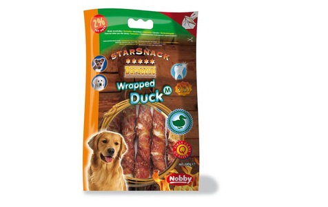 StarSnack, StarSnack Wrapped Duck, 140 g Barbecue M Hundeleckerli, StarSnack Wrapped Duck Barbecue M, 0.14 kg Hundeleckerli