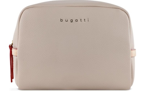 Bugatti, bugatti Kosmetiktasche »ELLA«, Bugatti Necessaire Ella 21 cm, Beige