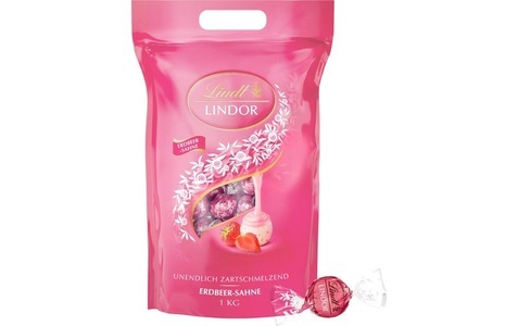 undefined, Lindt Lindor Kugeln Erdbeere Sahne 1 Kg, Lindt Lindor Kugeln Erdbeere Sahne 1 Kg
