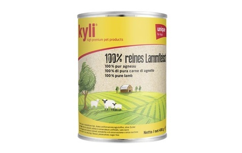 kyli, Kyli Barf - 100 % reines Lammfleisch, kyli Nassfutter 100% Lammfleisch, 6 x 400 g