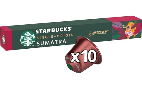 Starbucks, Starbucks Sumatra Dark Roast Nespresso® kompatible Kaffeekapseln, STARBUCKS Sumatra - Kaffeekapseln