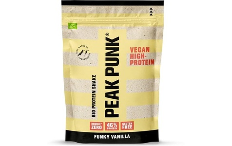 PEAK PUNK, PEAK PUNK Bio High Protein Shake Funky Vanilla (250g), PEAK PUNK Bio High Protein Shake Funky Vanilla (250g)
