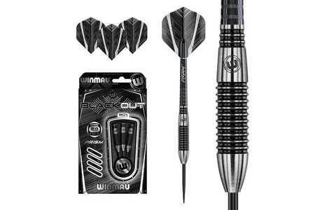 Winmau, Winmau Dartpfeile Steeldart Blackout 3 Stück, Winmau Dartpfeile Steeldart Blackout 3 Stück