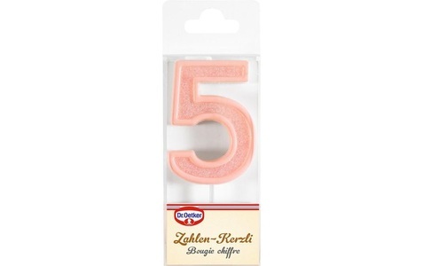 Dr.Oetker, Dr.Oetker Zahlenkerze 5 1 Stück, Dr.Oetker Zahlenkerze 5 1 Stück
