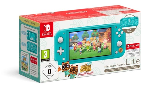 Nintendo, Switch Lite - Animal Crossing: New Horizons ? Nepp-und-Schlepp-Edition, Spielkonsole, Switch? Lite Animal Crossing: New Horizons ? Nepp-und-Schlepp-Edition + Nintendo Switch Online 12-monatige Einzelmitgliedschaft Nintendo Switch HW