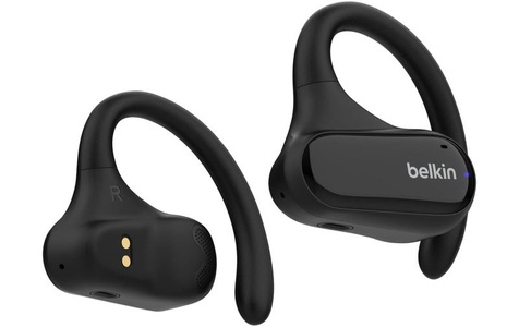 Belkin, Belkin SoundForm ClearFit - True Wireless-Kopfhörer mit Mikrofon - offenes Ohr - über dem Ohr angebracht - Bluetooth - Schwarz, Belkin In-Ear-Kopfhörer Clearfit Schwarz
