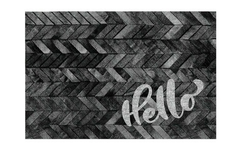 undefined, Home - Pvc Fußmatte Arya - 45 x 70 cm, Conceptum Hypnose Fussmatte Arya Hello 40 cm x 60 cm