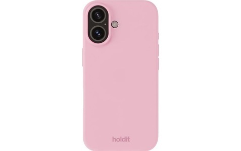Holdit, Holdit Back Cover Silicone iPhone 16 Pink, Holdit Back Cover Silicone iPhone 16 Pink