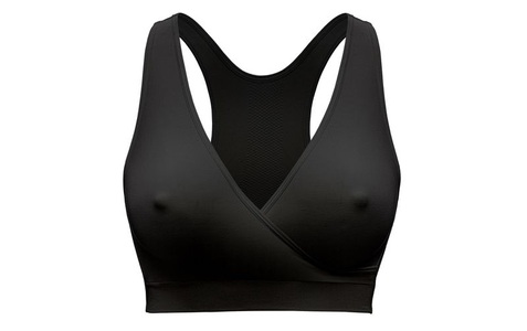 Medela, medela Keep Cool? Atmungsaktives Schlaf-Bustier für Schwangerschaft und Stillzeit schwarz, MEDELA Still- und Schlaf-BH Keep Cool Schwarz XXL