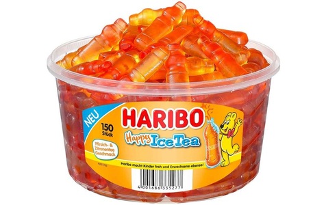 HARIBO, Haribo Happy Ice Tea 150er, Haribo Happy Ice Tea 150 Stück