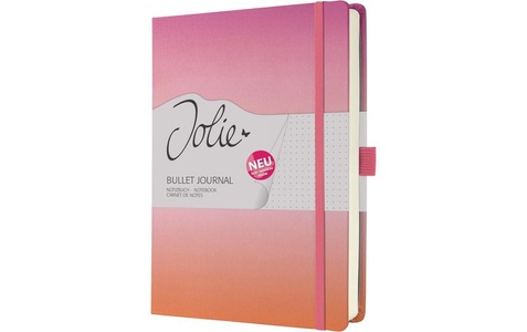 Sigel, Notizb. HC Grad.sun. A5+D-lin., JOLIE Bullet Journal Sunset A5+ JB103 punktkariert