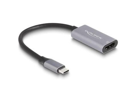 Delock, Delock Adapter USB-C?HDMI Passiv, 8K/30Hz, Schwarz, Delock Adapter USB-C?HDMI Passiv, 8K/30Hz, Schwarz