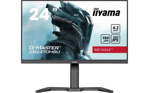 Iiyama, Iiyama G-MASTER Red Eagle GB2470HSU-B6 Gaming Monitor EEK E (A - G) 60.5 cm (23.8 Zoll) 1920 x 1080 Pixel 16:9 0.2 ms, G-Master GB2470HSU-B6 Red Eagle, Gaming-Monitor