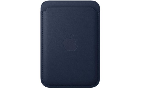 Apple, APPLE iPhone Feingewebe Wallet mit MagSafe Kartenetui Deep Blue, APPLE iPhone Feingewebe Wallet mit MagSafe Kartenetui Deep Blue