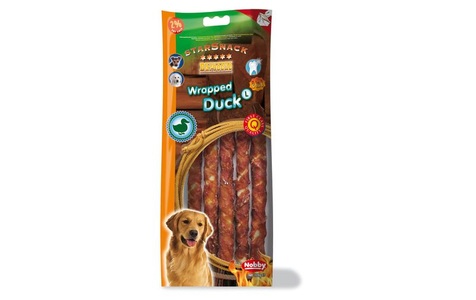 StarSnack, StarSnack Wrapped Duck, 128 g Barbecue L Hundeleckerli, StarSnack Wrapped Duck Barbecue L, 0.128 kg Hundeleckerli