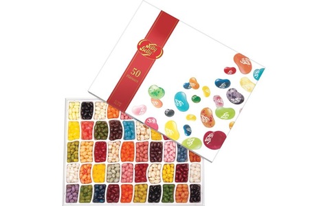 Jelly Belly, Jelly Belly 50 Sorten Mischung Geschenkpackung 600g, Jelly Belly 50 Sorten Mischung 600 g
