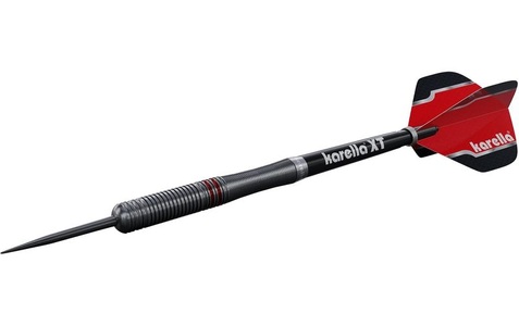 Karella Dartpfeile Steeldart Fighter 22g, 3 Stück ? Schwarz