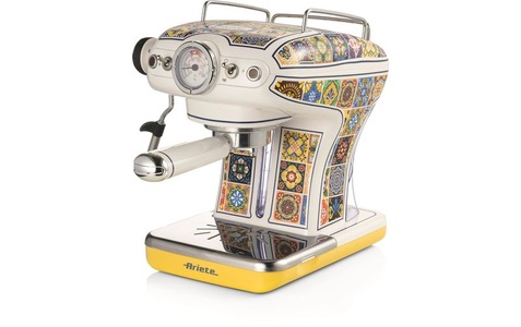 Ariete, Ariete, HOME & LIVING, Kaffeemaschine - Positano, Produkte & Wohnen, Household & Kitchen, Kaffee- & Teemaschinen, Siebträgermaschine, Ariete ARI-1389-POS Siebträgermaschine Weiss