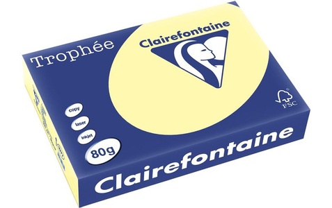 Clairefontaine, Kopierpapier A4 80g gelb, Kopierpapier A4 80g gelb