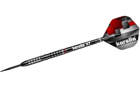 Karella Dartpfeile Steeldart SuperDrive 22g, 3 Stück ? Schwarz