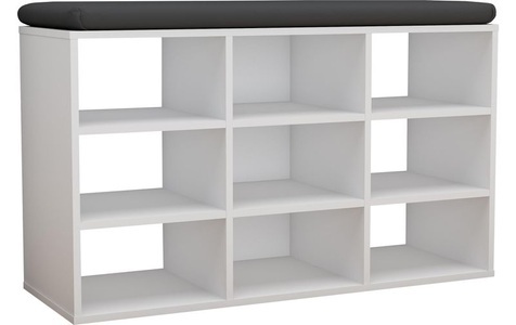 VCM, VCM Schuhregal »Hinsol XS 80 x 50 cm, Weiss«, VCM Schuhregal »Hinsol XS 80 x 50 cm, Weiss«