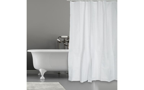 MSV, MSV Duschvorhang »240 x 200 cm, Weiss«, MSV Duschvorhang »240 x 200 cm, Weiss«