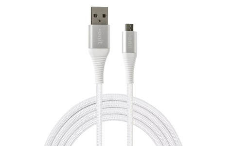 onit USB 2.0-Kabel USB A - Micro-USB B 1.2 m, Weiss