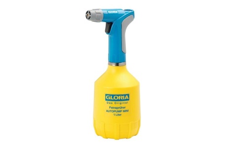 Gloria Haus und Garten, Gloria Haus und Garten 000950.0000 AutoPump Mini Garten-Zerstäuber 1 l Gelb, Blau, Gloria Feinsprüher AutoPump Mini