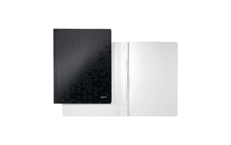 Leitz, Leitz Schnellhefter WOW Schwarz, 10 Stück, Leitz Schnellhefter WOW Schwarz, 10 Stück