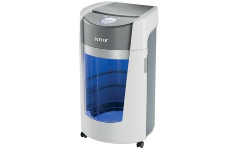 Leitz, Leitz IQ OptiMax Office Aktenvernichter Weiss, Leitz Bürogeräte Aktenvernichter IQ OptiMax Office P-5, 10 Blatt