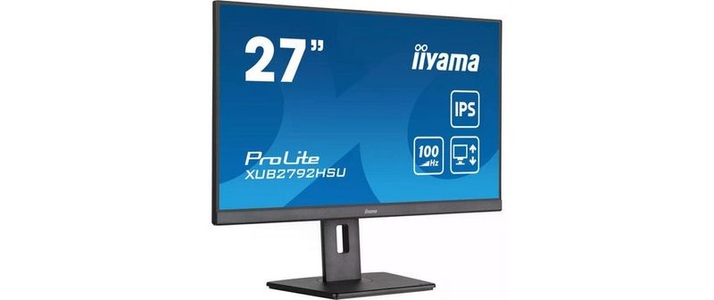 Iiyama, Iiyama XUB2792HSU-B6 Business LED-Monitor EEK E (A - G) 68.6 cm (27 Zoll) 1920 x 1080 Pixel 16:9 0.4 ms HDMI®,, ProLite XUB2792HSU-B6, LED-Monitor
