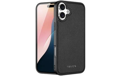 nevox, StyleShell Nylo, Handyhülle, Nevox Back Cover StyleShell Nylo iPhone 16 Schwarz