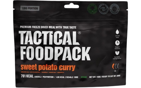 Tactical Foodpack, Tactical Foodpack Hauptgericht Süsskartoffel-Curry, Tactical Foodpack Hauptgericht Süsskartoffel-Curry