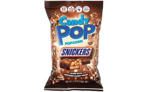 Candy Pop, Snickers, Candy Pop Snickers Popcorn 149g, Candy Pop Snickers Popcorn 149g