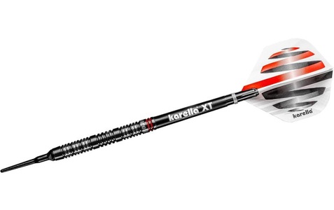 Karella Dartpfeile Softdart HiPower 18g, 3 Stück ? Schwarz