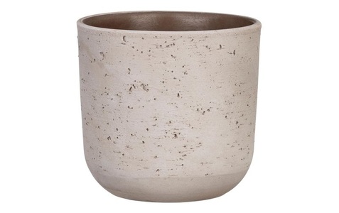 scheurich Blumentopf Basalto 14.2 cm, Grau