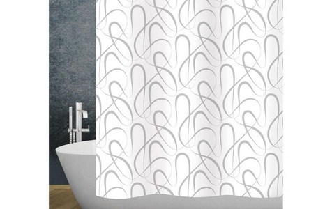 diaqua® Duschvorhang Swing 120 x 200 cm, Silber