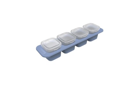 Rotho, Rotho Mini-Gefrierbehälter-Set Domino - Grün -, Rotho - Dosen-Set, 0.05L, Blau