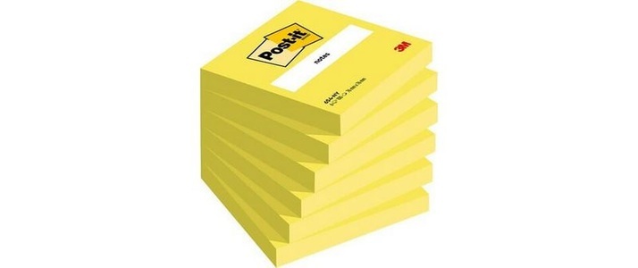 3m, 3M - ™ - Post-it® Notes 654NGE 76 x 76 mm, Post-it Notizzettel Post-it 7.6 x 7.6 cm, 6 Blöcke