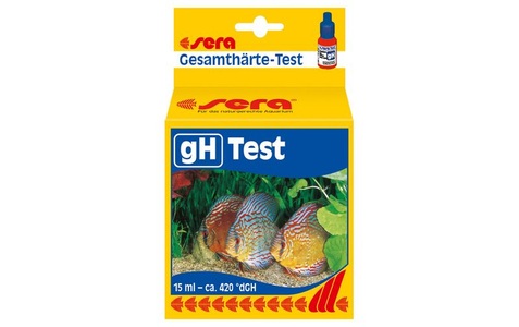 Sera, sera gH-Test 15ml einfache Bestimmung des gH-Wertes, sera Wassertest Gesamthärte (gH), 15 ml