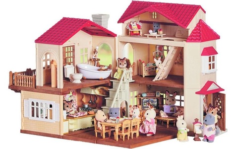 Sylvanian families, Sylvanian Families® Stadthaus mit Dachzimmer, Sylvanian Families Spielfigur »Stadthaus mit Dachzimmer«