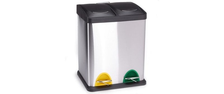 MSV, MSV Recyclingbehälter 40 l, Grau, MSV Mülltrennsystem »40 l«