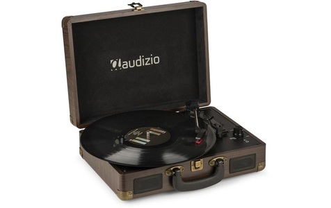 Audizio Plattenspieler RP114 Dunkelbraun