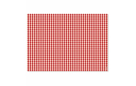 undefined, Papiertischset Vichy, Trendform Tischset Vichy 29.7 cm x 42 cm, Rot