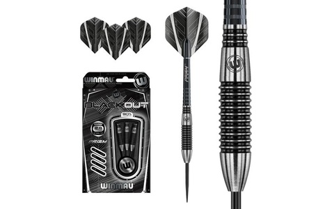 Winmau Dartpfeile Steeldart Blackout 3 Stück