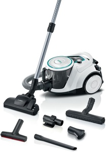 Bosch, Serie | 6 BGC41XHYG, Bodenstaubsauger, Bosch Serie 6, Beutelloser Staubsauger, ProHygienic, Weiß, BGC41XHYG, ID BGC41XHYG